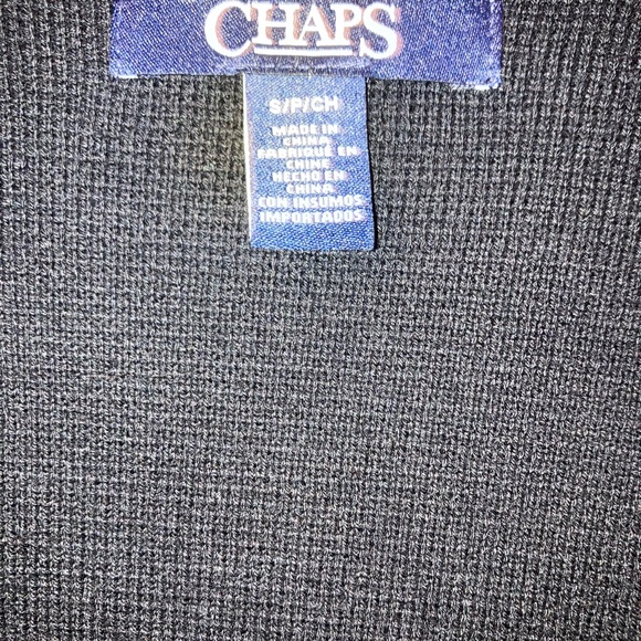 Chaps Blazer Suit Jacket, Black w/Chaps silvertone buttons. Womens S/P. Perfect! - Picture 2 of 4